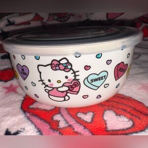 Hello Kitty Heart Design Bowl